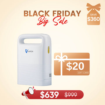 Best Selling🔥4.85lbs Lightweight 1-5L Portable Oxygen Concentrator NT-02